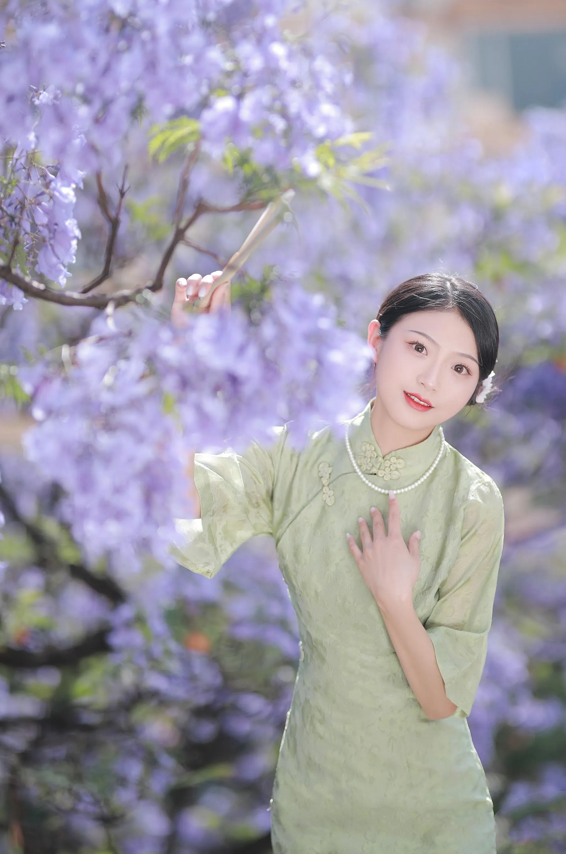 [艺图语] 2022.06.20 蓝花楹 nya酱的铃铛铛 [24P]插图2